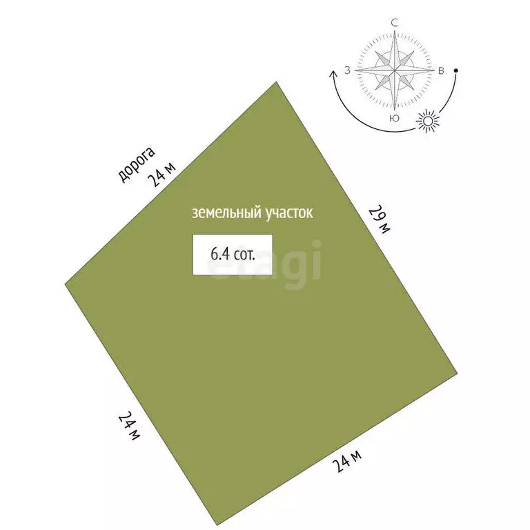 Участок в Альметьевск, улица Владимира Ермакова (6.4 м) - Фото 1