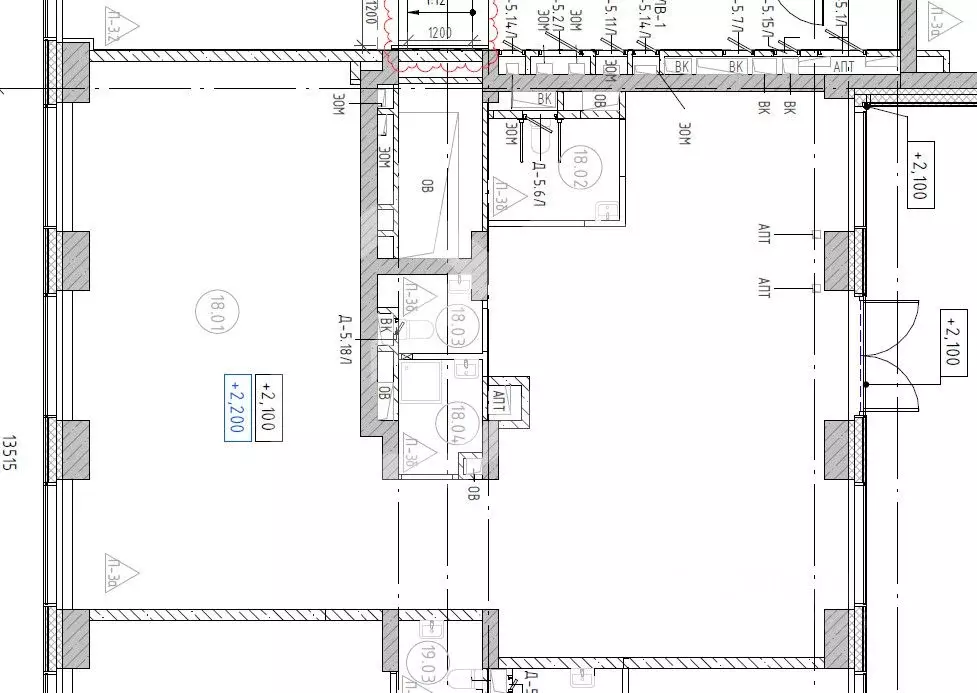 Торговая площадь в Москва Вейв жилой комплекс, 3 (132 м) - Фото 2