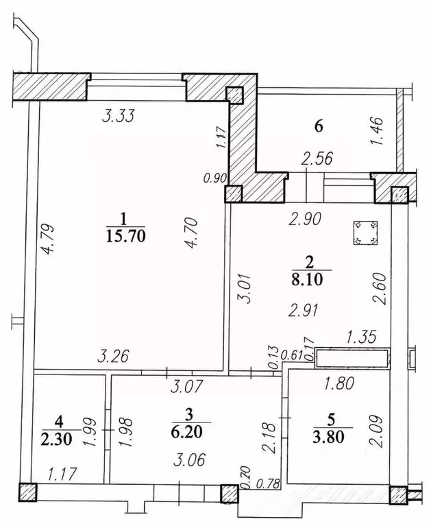 1-к кв. Чувашия, Чебоксары бул. Анатолия Миттова, 1 (36.1 м) - Фото 2