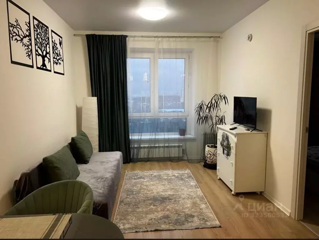 1-к кв. Москва № 100 кв-л, 1к3 (33.5 м) - Фото 2