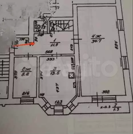 6-к. квартира, 155 м, 3/4 эт. - Фото 0