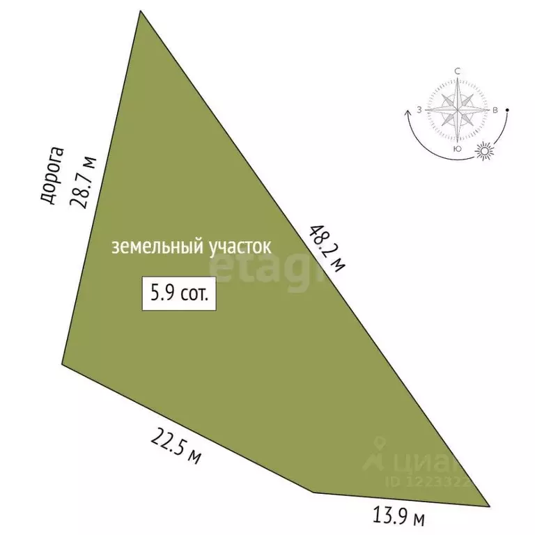 Участок в Свердловская область, Полевской муниципальный округ, с. ... - Фото 2