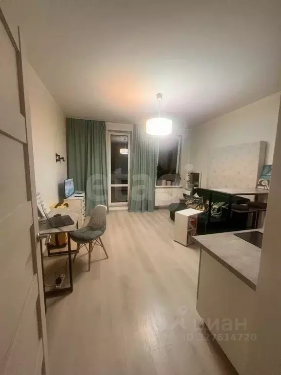 Студия Санкт-Петербург аллея Арцеуловская, 21 (24.0 м) - Фото 1