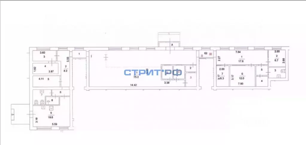 Торговая площадь в Москва Измайловский бул., 66 (203 м) - Фото 1