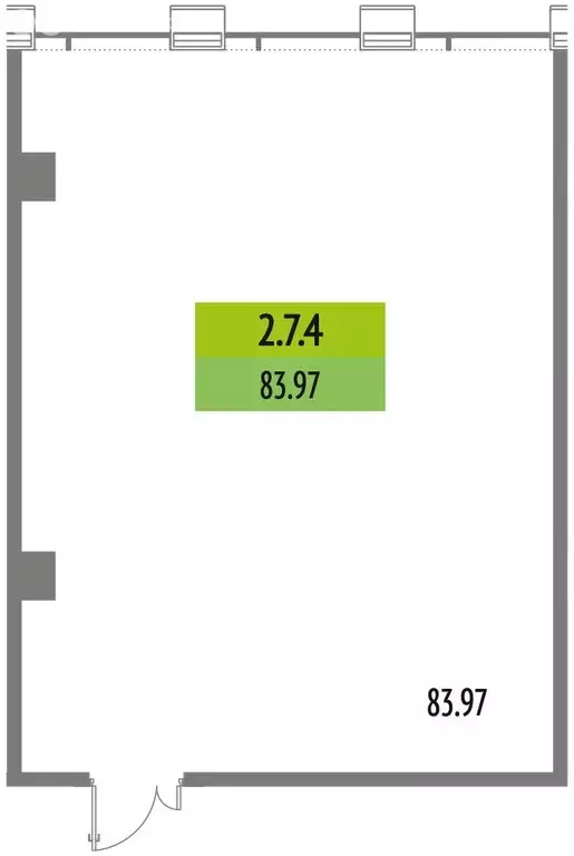 Офис (83.97 м) - Фото 2