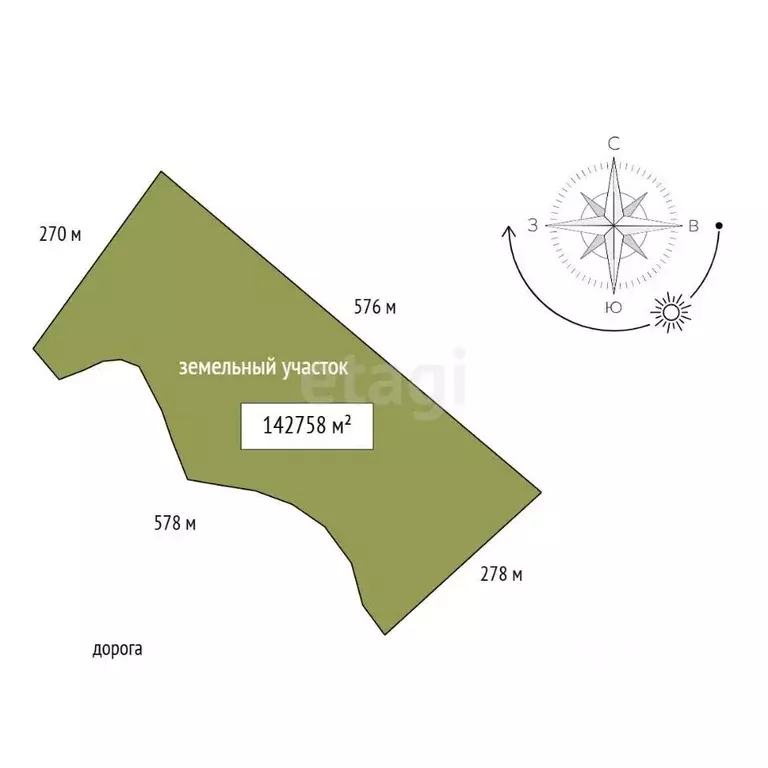 Участок в Красноярский край, Сосновоборск просп. Мира (142758.0 сот.) - Фото 2