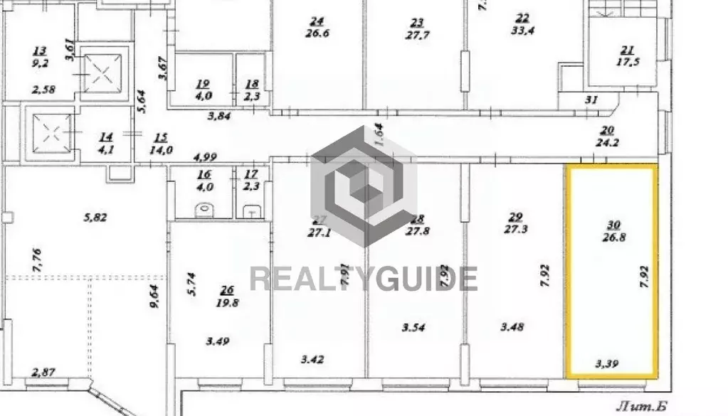 Офис в Московская область, Химки ул. Репина, 2/27 (22 м) - Фото 1