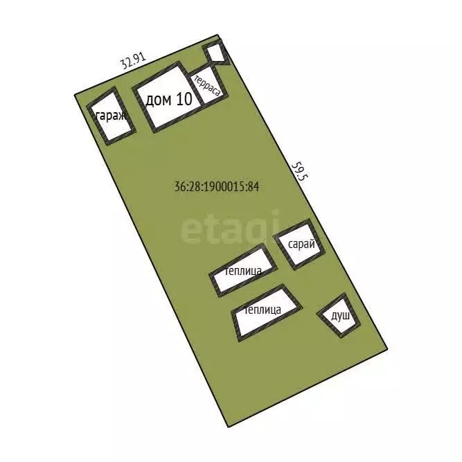 Дом в село Девица, Овражный переулок (150 м) - Фото 1