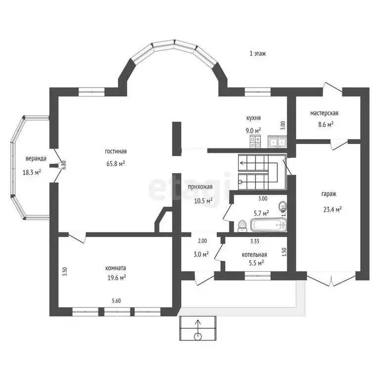 Дом в Решетниково, Тихая улица (260 м) - Фото 1