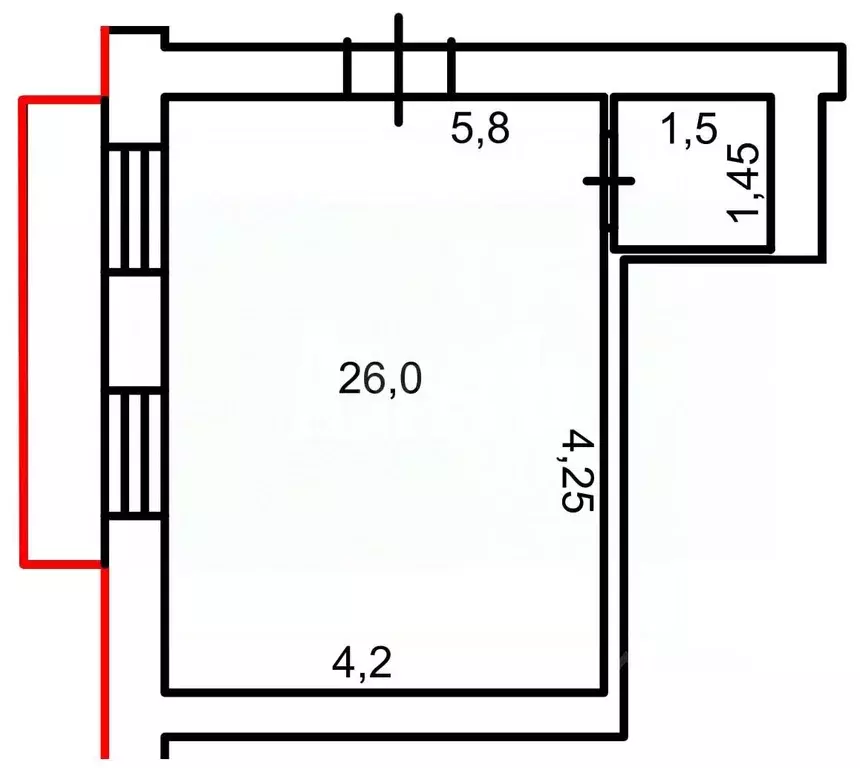 Офис в Калужская область, Малоярославец Московская ул., 73А (26 м) - Фото 1