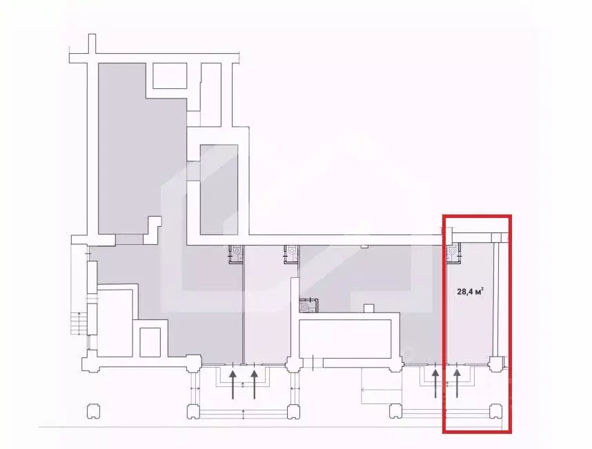 Помещение свободного назначения в Москва Долгоруковская ул., 40 (28 м) - Фото 2