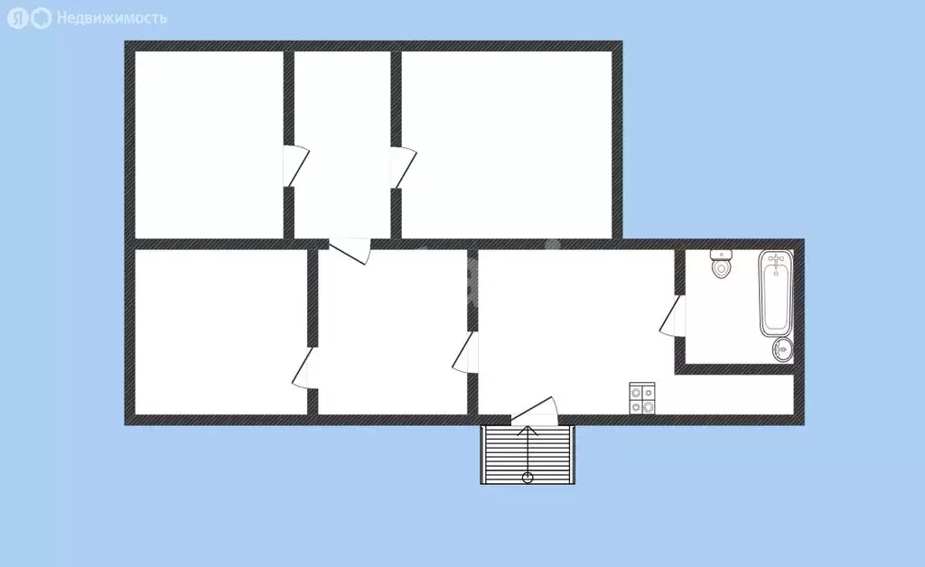 Дом в аул Псыж, Крайняя улица (57.8 м) - Фото 1