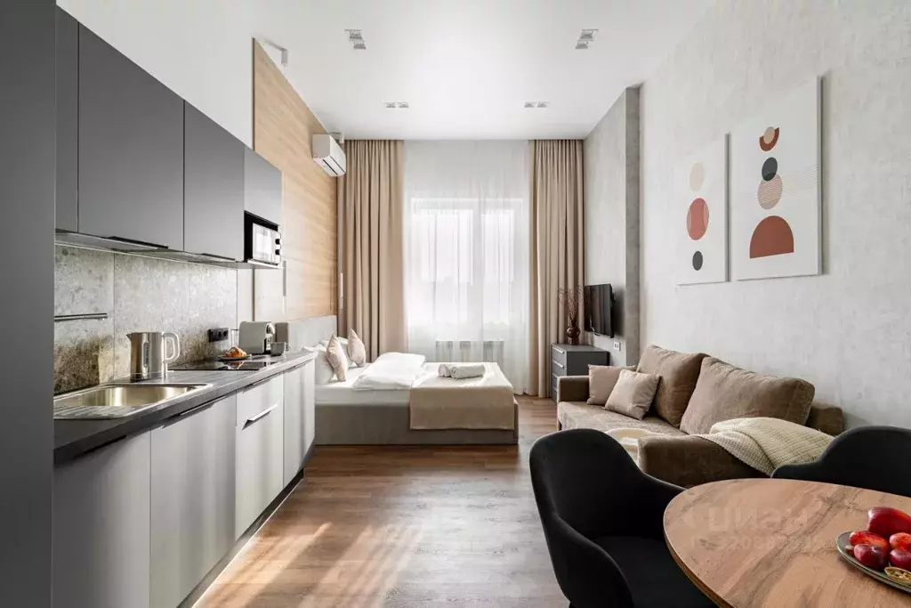 1-к кв. Татарстан, Казань ул. Адоратского, 1Б (27.0 м) - Фото 1