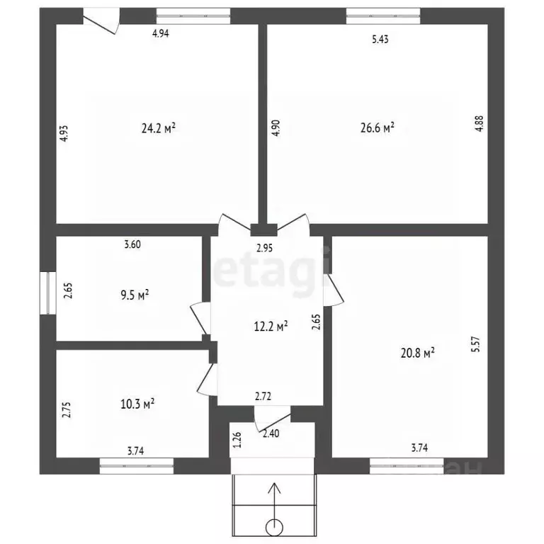 Дом в Ростовская область, Мясниковский район, Краснокрымское с/пос, ... - Фото 1