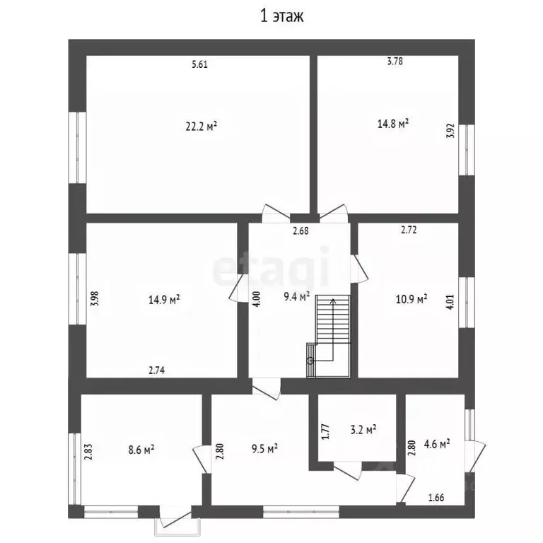 Дом в Крым, Кировский район, с. Яркое Поле ул. Победы (99 м) - Фото 1