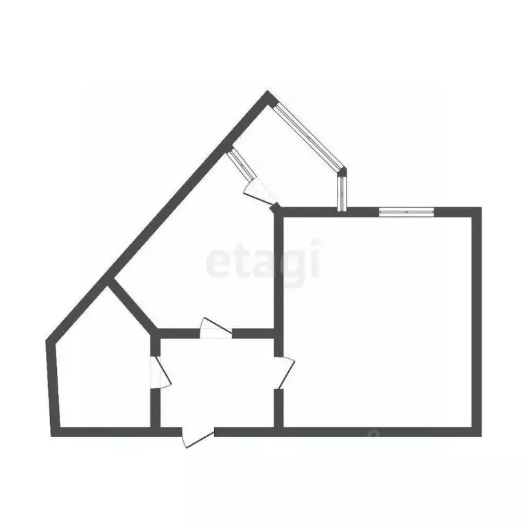1-к кв. Амурская область, Благовещенск ул. Василенко, 20/3 (36.2 м) - Фото 2