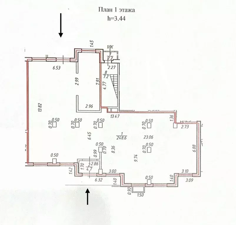 Помещение свободного назначения в Санкт-Петербург Парашютная ул., 23к1 ... - Фото 2