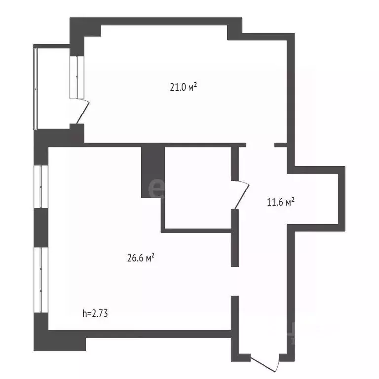 2-к кв. Красноярский край, Красноярск Взлетка мкр, ул. Батурина, 30к2 ... - Фото 0