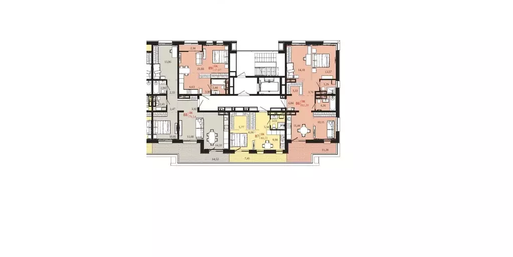 1-к кв. Иркутская область, Иркутск 1661 жилой комплекс (37.97 м) - Фото 2