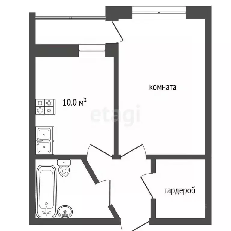 1-к кв. Москва Сосенское поселение, просп. Куприна, 34к1 (36.6 м) - Фото 2