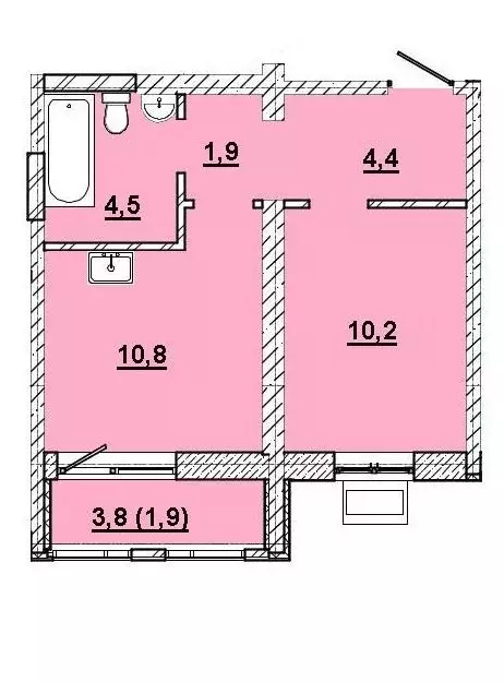 Продаётся 1-к квартира, 31.6 м - Фото 1