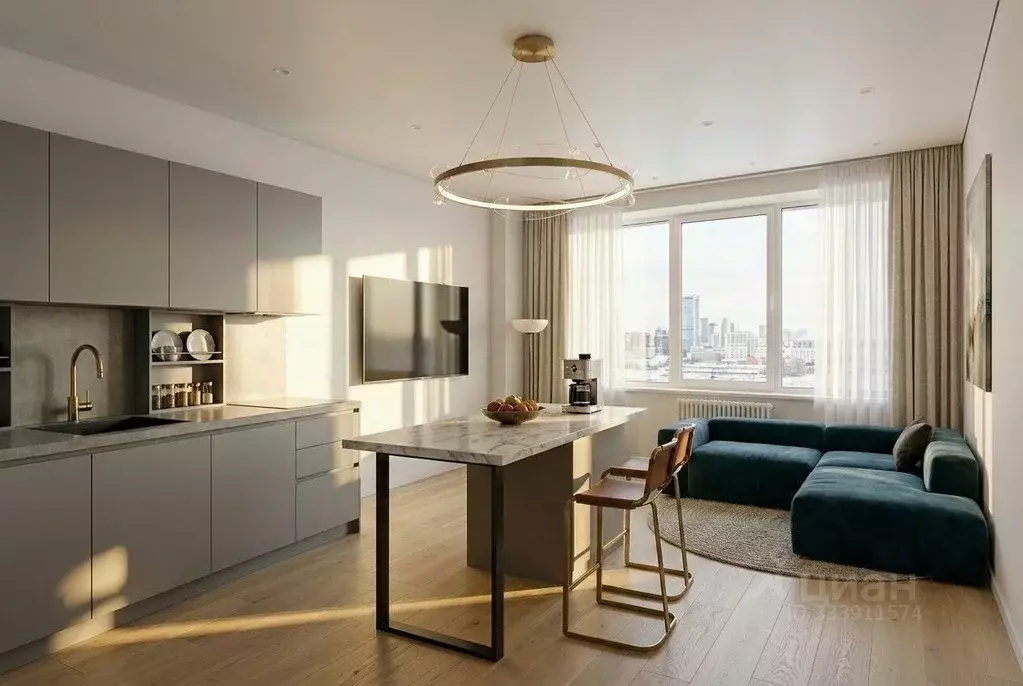 3-к кв. Москва ул. Авиаконструктора Сухого, 2к1 (95.0 м) - Фото 1