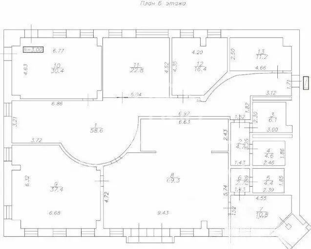 Офис в Москва Долгоруковская ул., 15С4-5 (560 м) - Фото 1