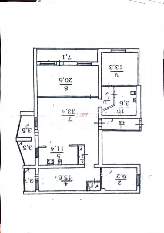 3-к. квартира, 126 м, 8/10 эт. - Фото 0