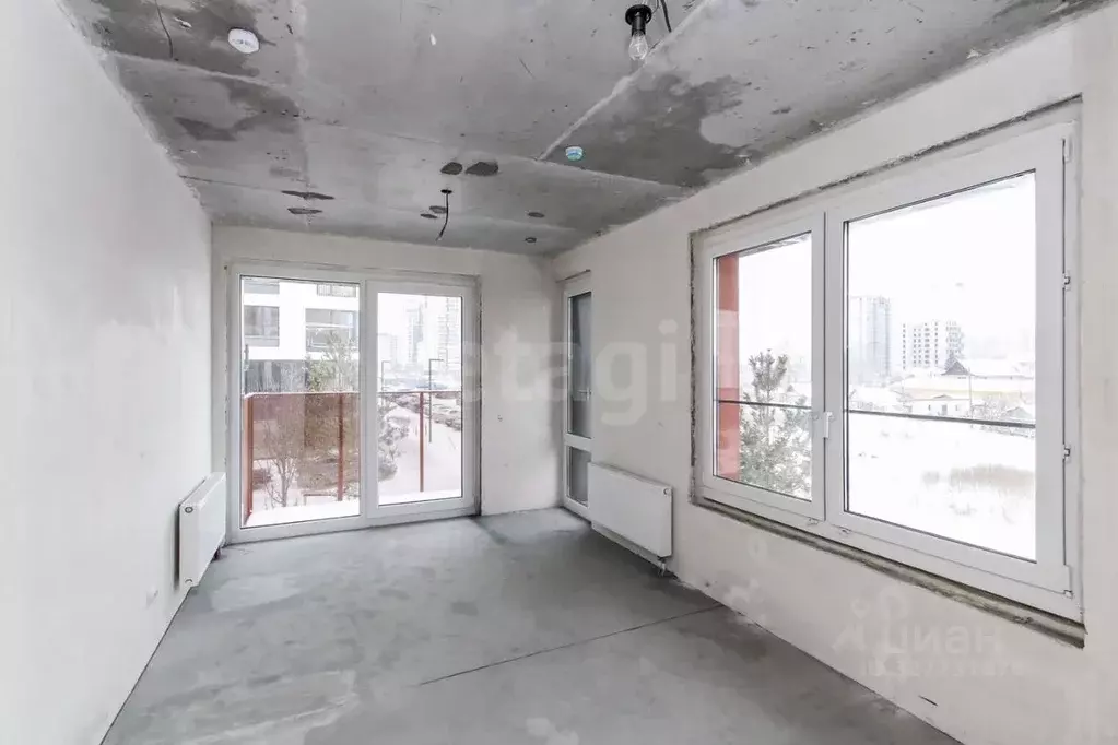 Студия Тюменская область, Тюмень ул. Газовиков, 38к2 (26.57 м) - Фото 1