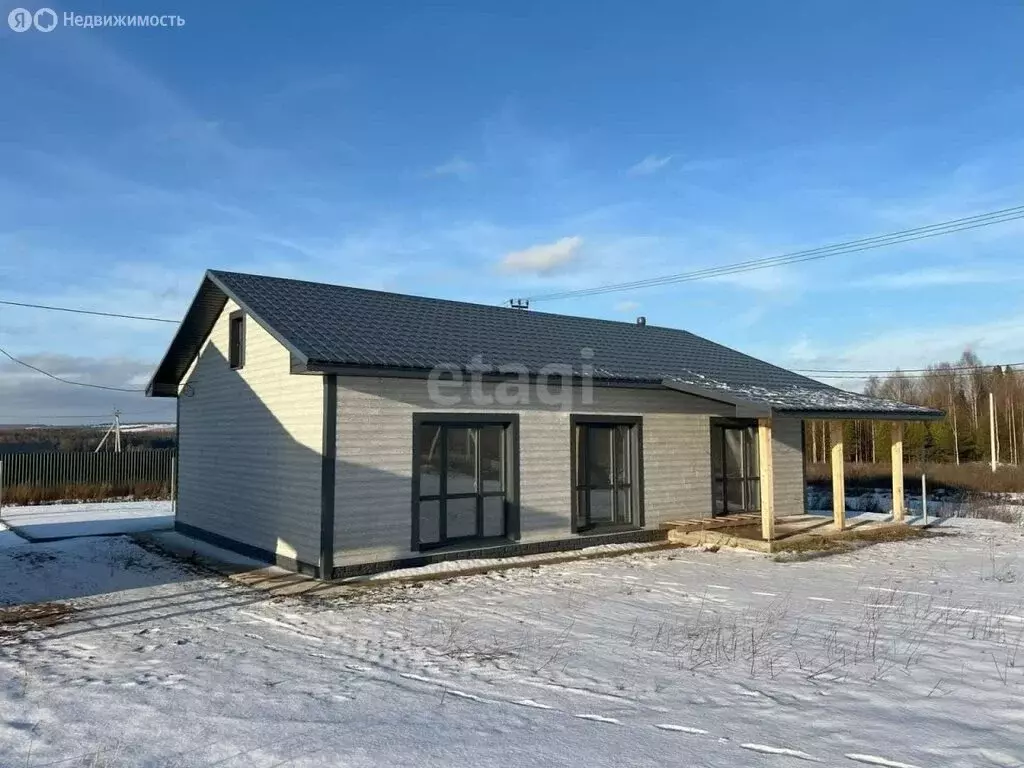 Дом в Пермский муниципальный округ, деревня Большакино (100 м) - Фото 1