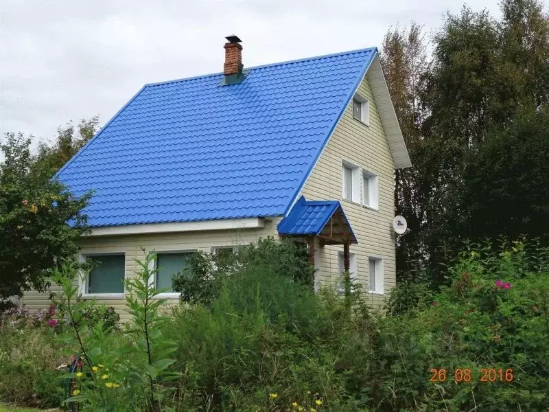 Дом в Карелия, Кондопожский район, Новинское с/пос, д. Горка  (80 м) - Фото 1