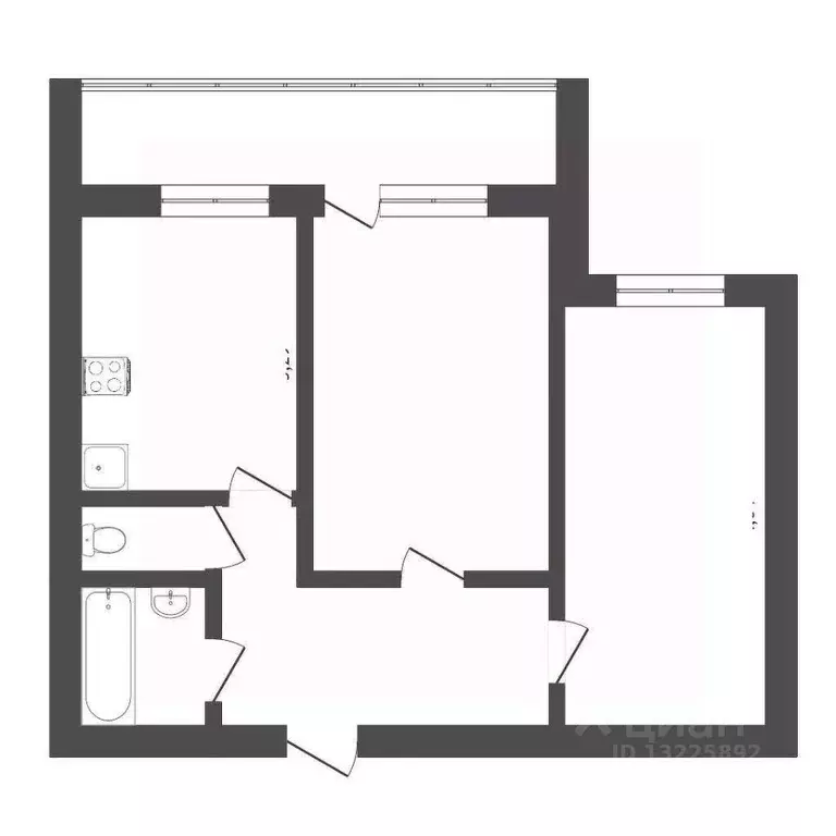 2-к кв. Вологодская область, Вологда Новгородская ул., 7 (53.0 м) - Фото 2