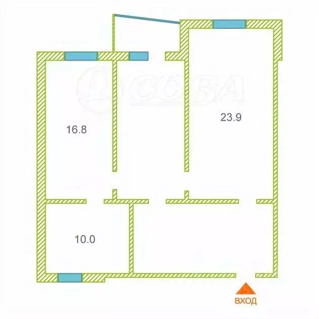 3-к кв. Ханты-Мансийский АО, Сургут ул. Крылова, 26 (81.0 м) - Фото 1