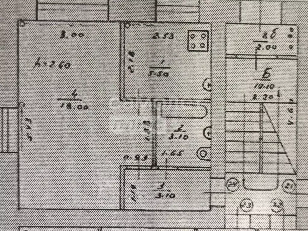 1-к кв. Омская область, Омск просп. Мира, 34А (29.7 м) - Фото 2