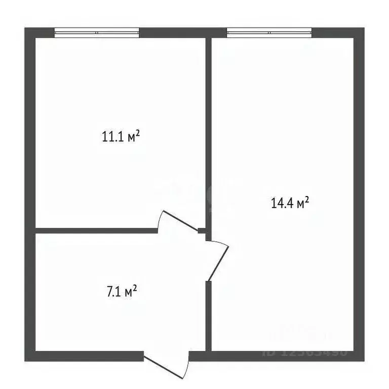 Комната Воронежская область, Воронеж ул. Лихачева, 21 (27.2 м) - Фото 1