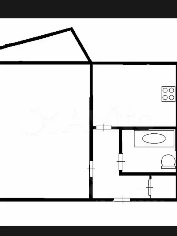 1-к. квартира, 37,1 м, 9/9 эт. - Фото 0