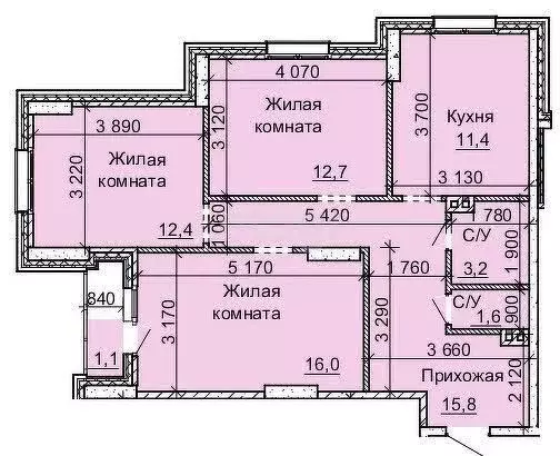 Продаётся 3-к квартира, 74.2 м - Фото 1