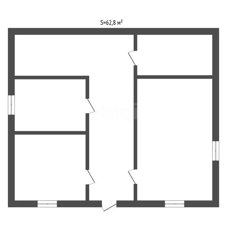 Офис (62.8 м) - Фото 1