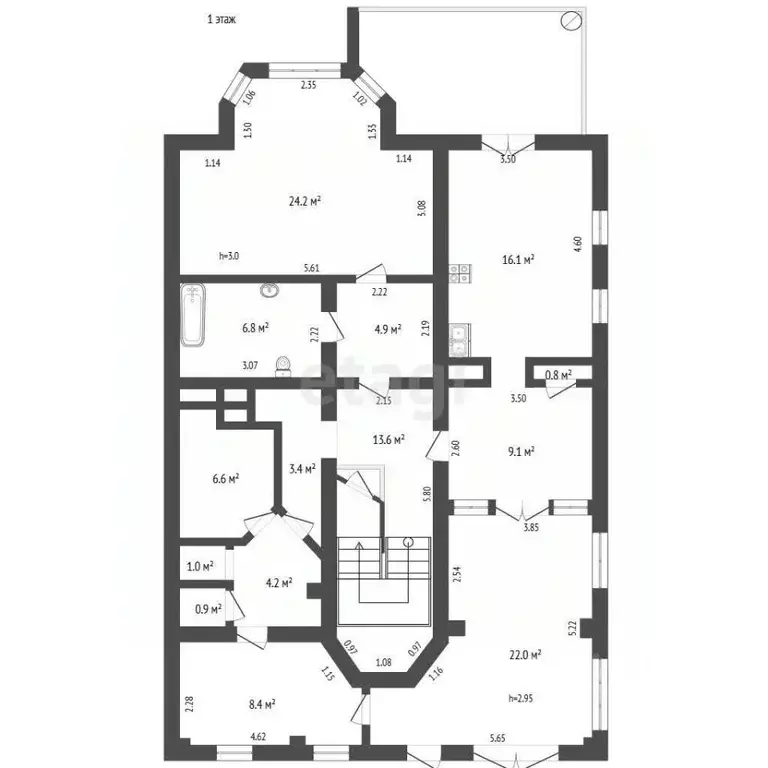 Дом в Крым, Феодосия ул. Листовничей (349 м) - Фото 1