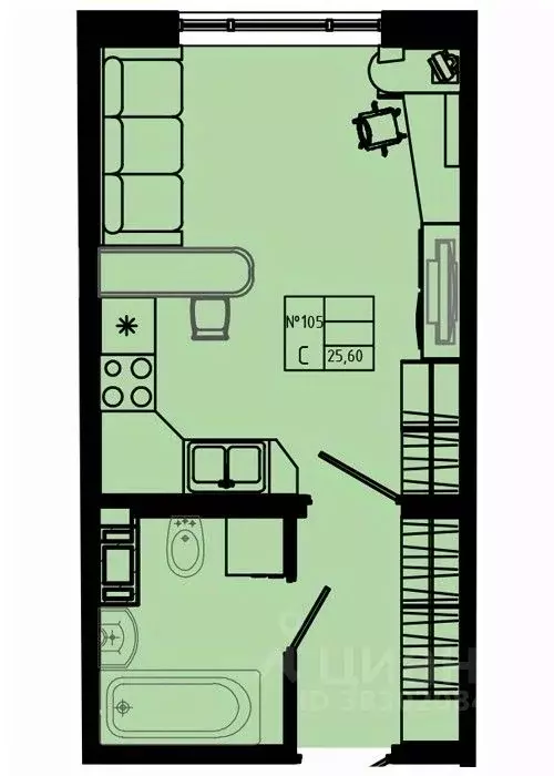 Студия Ленинградская область, Коммунар г. Гатчинский муниципальный ... - Фото 1