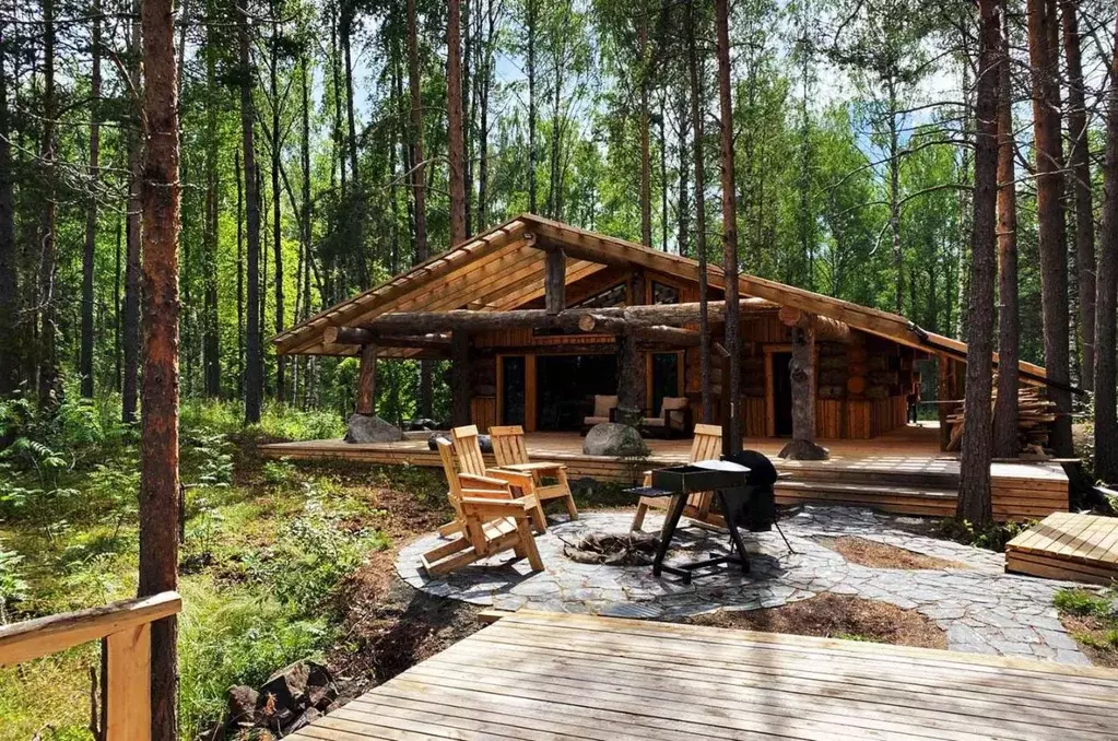 Дом в Карелия, Кондопожский район, Кончезерское с/пос  (100 м) - Фото 0