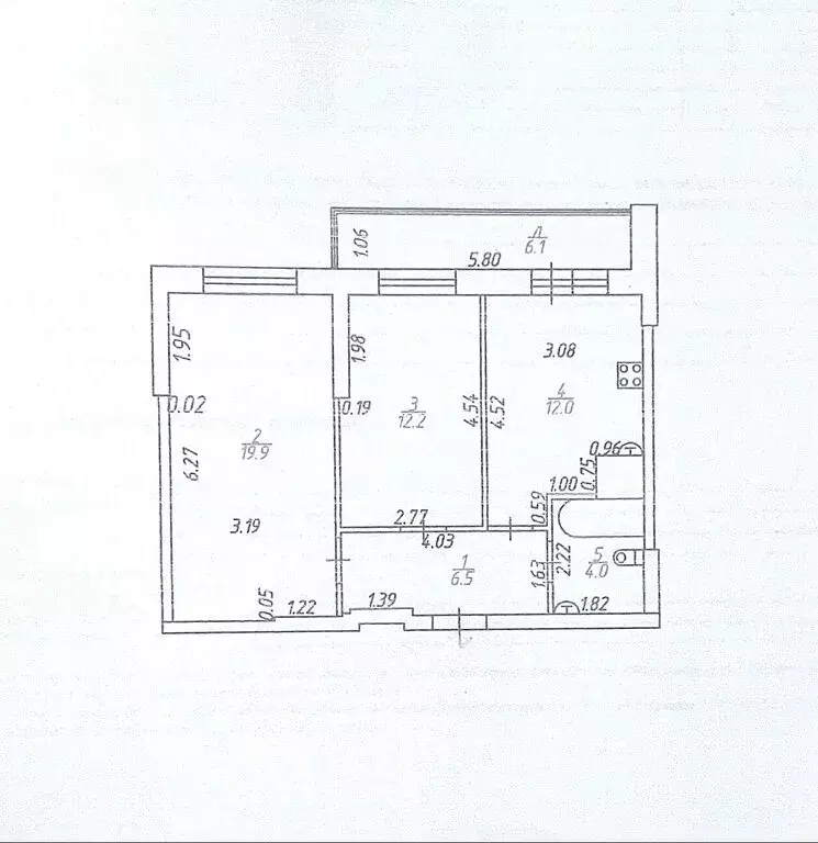 2-комнатная квартира: Самара, Физкультурная улица, 103А (60.7 м) - Фото 0