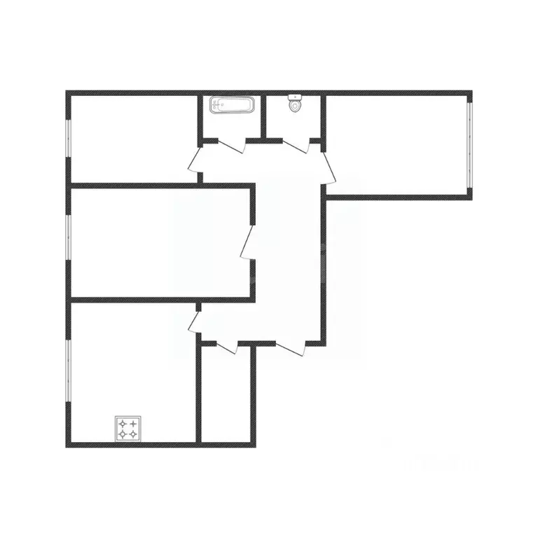 3-к кв. Смоленская область, Рославль 15-й мкр, 30 (63.6 м) - Фото 2