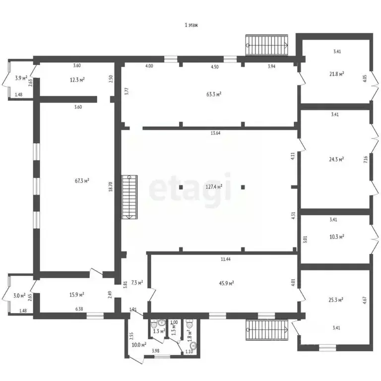 Торговая площадь в Ямало-Ненецкий АО, Новый Уренгой просп. Мира, 30 ... - Фото 2