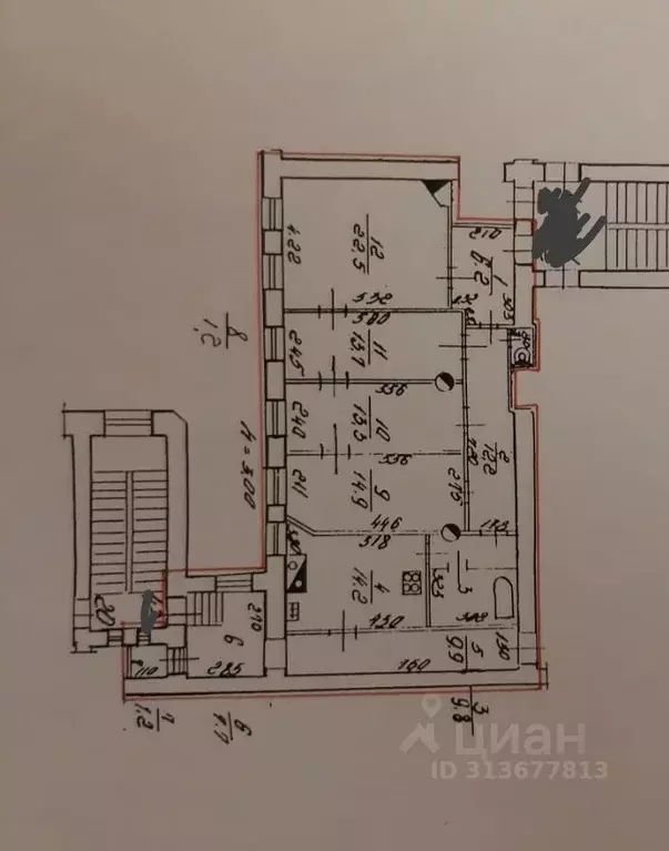 4-к кв. Санкт-Петербург 10-я Васильевского острова линия, 23 (126.8 м) - Фото 0