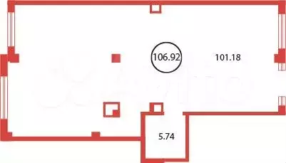 Продам помещение свободного назначения, 106.92 м - Фото 0