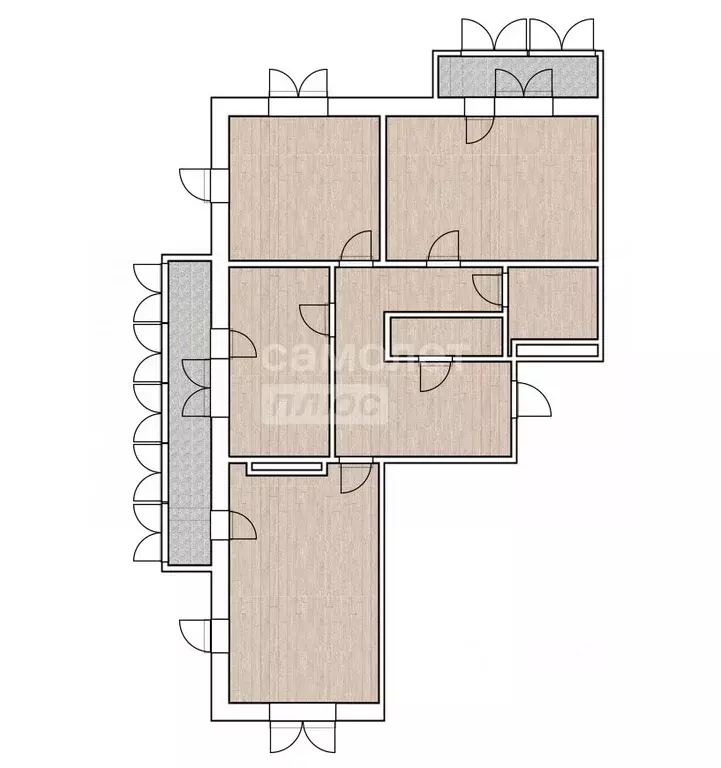 3-к кв. Тюменская область, Тюмень ул. Раушана Абдуллина, 2 (90.0 м) - Фото 1