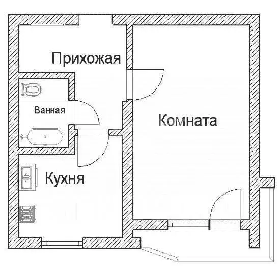 1-к кв. Краснодарский край, Краснодар Музыкальный мкр, проезд ... - Фото 1