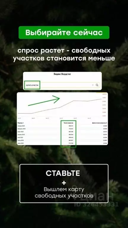 Участок в Татарстан, Зеленодольский район, Большеякинское с/пос  (10.0 ... - Фото 1