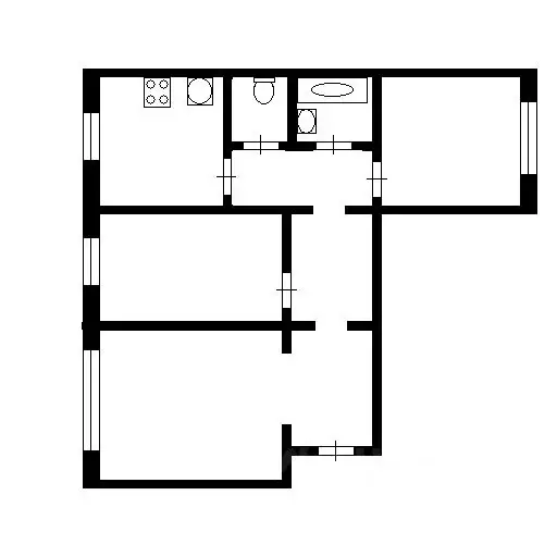 3-к кв. Хабаровский край, Хабаровск ул. Карла Маркса, 117 (66.3 м) - Фото 2